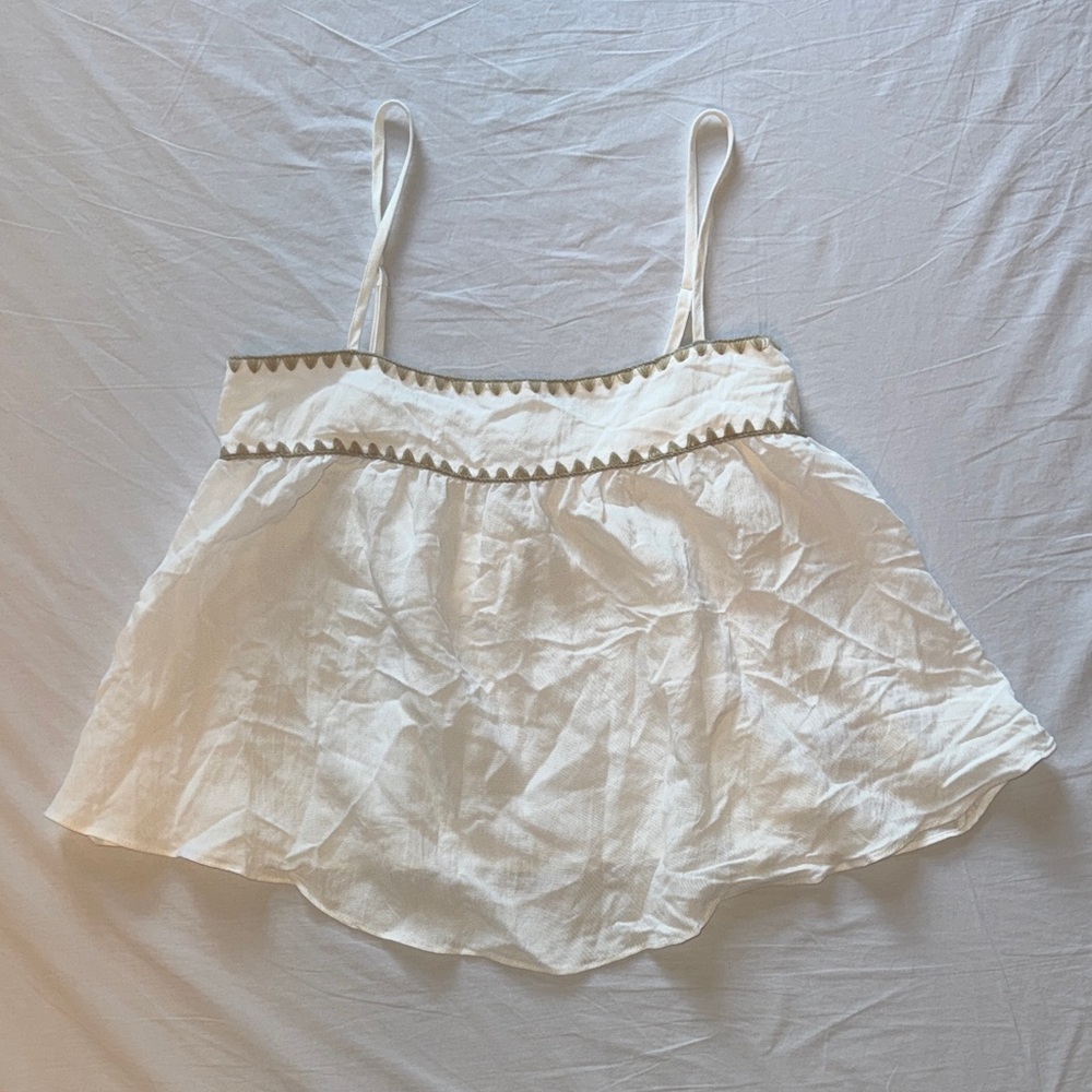 NWT Embroidered Women's Tank Top
